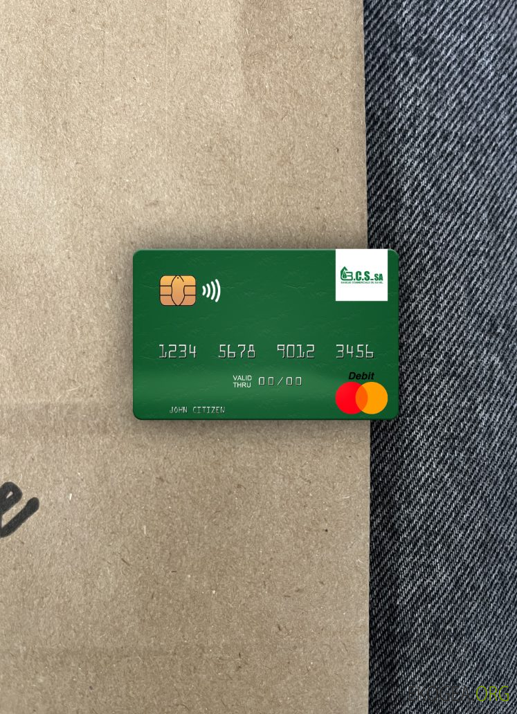 Mali Banque Commerciale du Sahel mastercard photolook recto